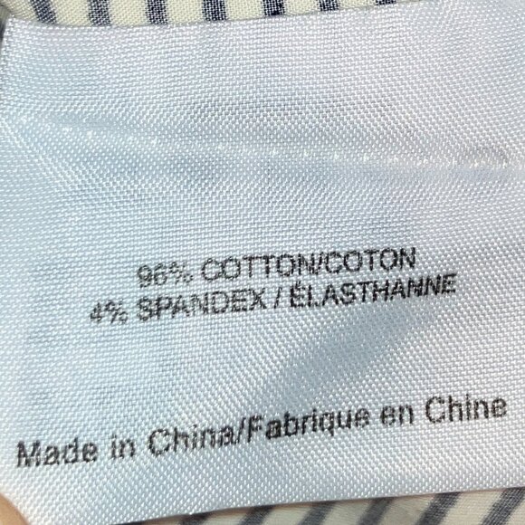 Tory Burch: Navy and White Striped Tunic Dress (size 4) - Picture 6 of 7